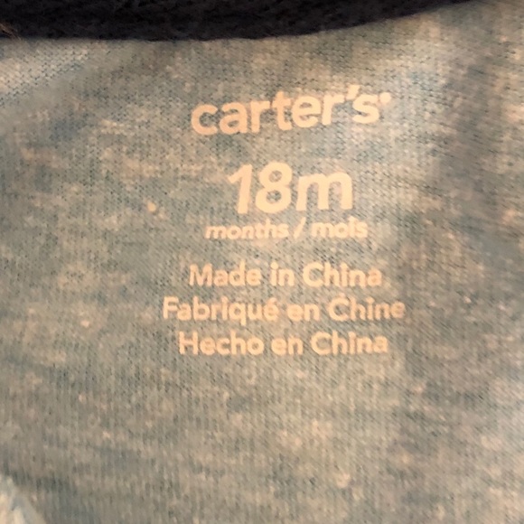 Carters Crab Pocket Polo w Plaid shorts 18m - Picture 4 of 4